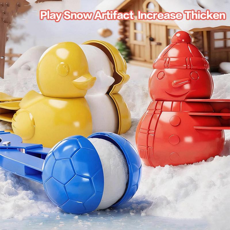Snowball Clamp Multiple Shape Snowball Making Tongs Winter Outdoor Snow Play Sports Toys For Kids Snowball Throwing Tool