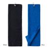 2025 Golf Towel Waffle Cycling Sports Running Yoga Fitness Towels Buckle Clips Cotton Soft Golf Towel with Hook Hand