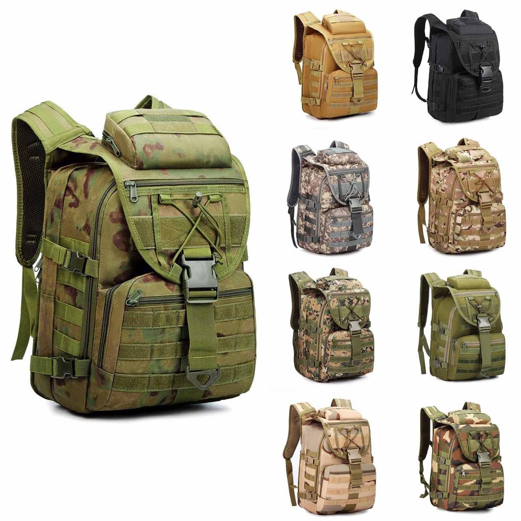 40L Backpack – Men’s X7 Molle System Bag, Outdoor Sports, Camping, Hiking, and Travel Backpack, Military- Rucksack
