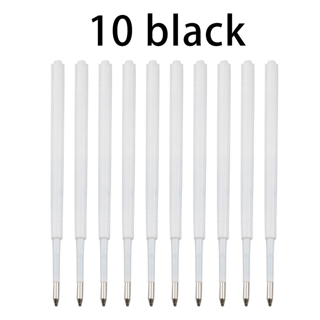 10-20pcs 0.7MM Ballpoint Pen Plastic G2 Refills Blue/Black Ink for Pens Writting Parts Office Stationery
