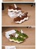 2025 Autumn Women's Trendy Cowhide Sporty Lace-up Sneakers – Breathable, Thick Sole, Casual Design for All Seasons