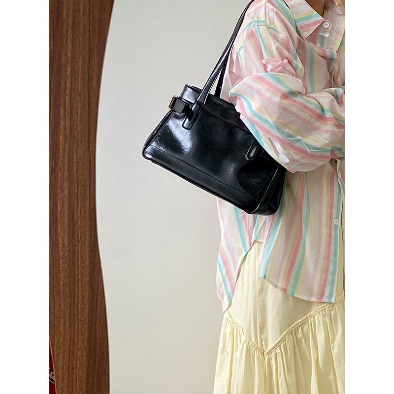 IELGY Retro Korean Style All-Match Commuter Large-Capacity Portable Shoulder Motorcyc