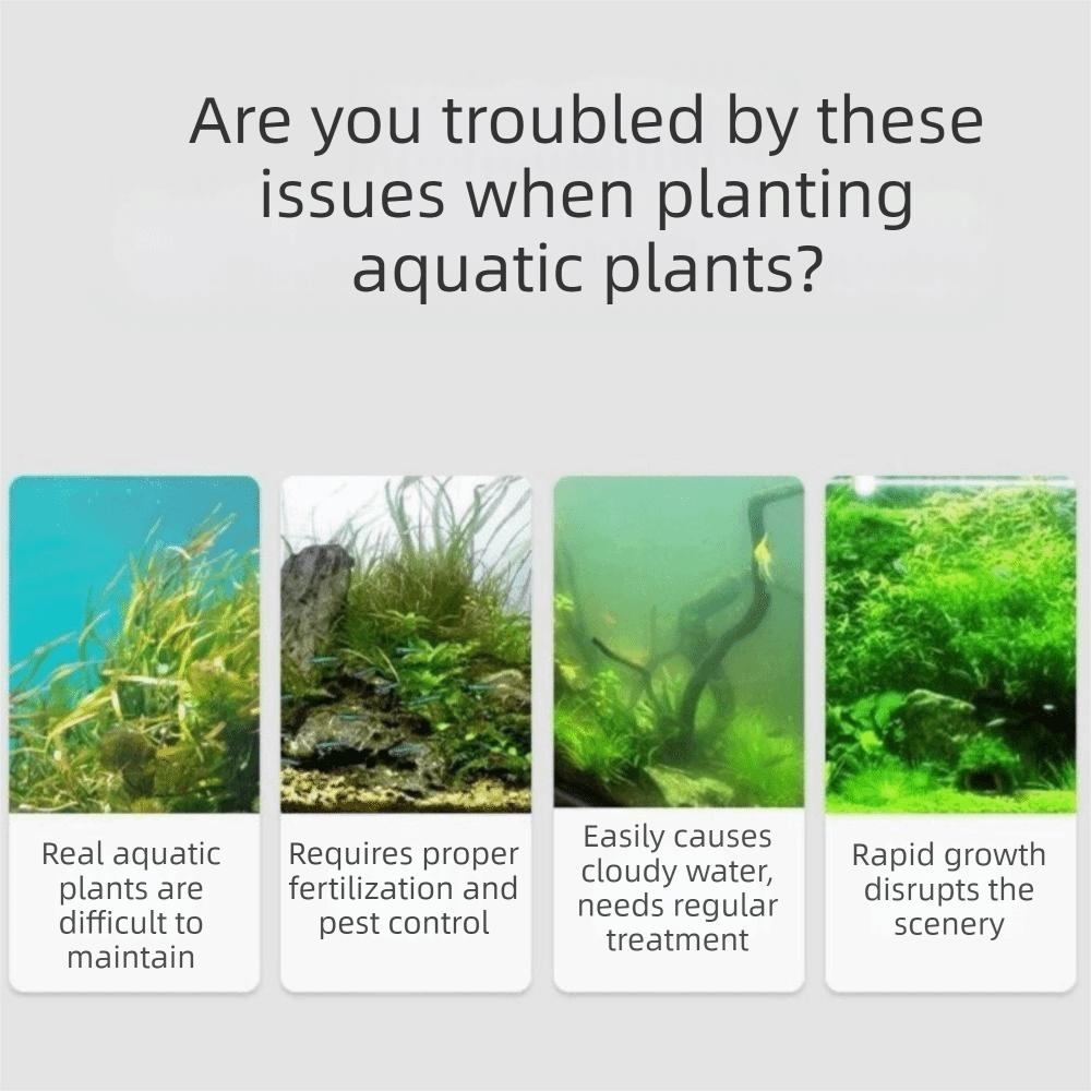 Small Artificial Underwater Plants Plastic Artificial Grass Ornament  Small Ponds