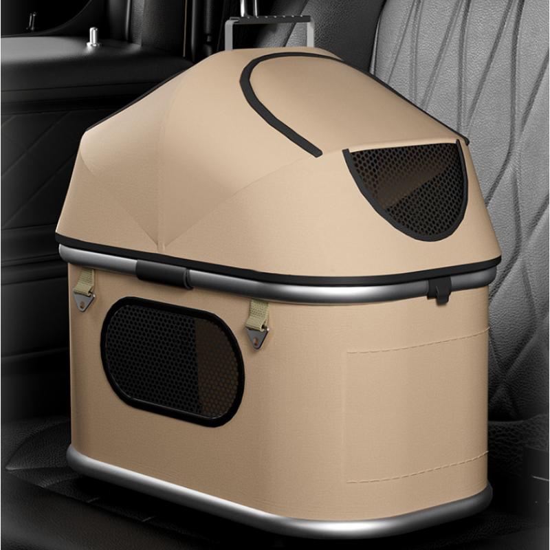 Passeggino per Animali in Lega di Magnesio Ultraleggero Pieghevole Trasportino per Cane Gatto Carrellino da Viaggio Portatile per Chihuahua Passeggino da Passeggio all'Aperto per Cani e Gatti