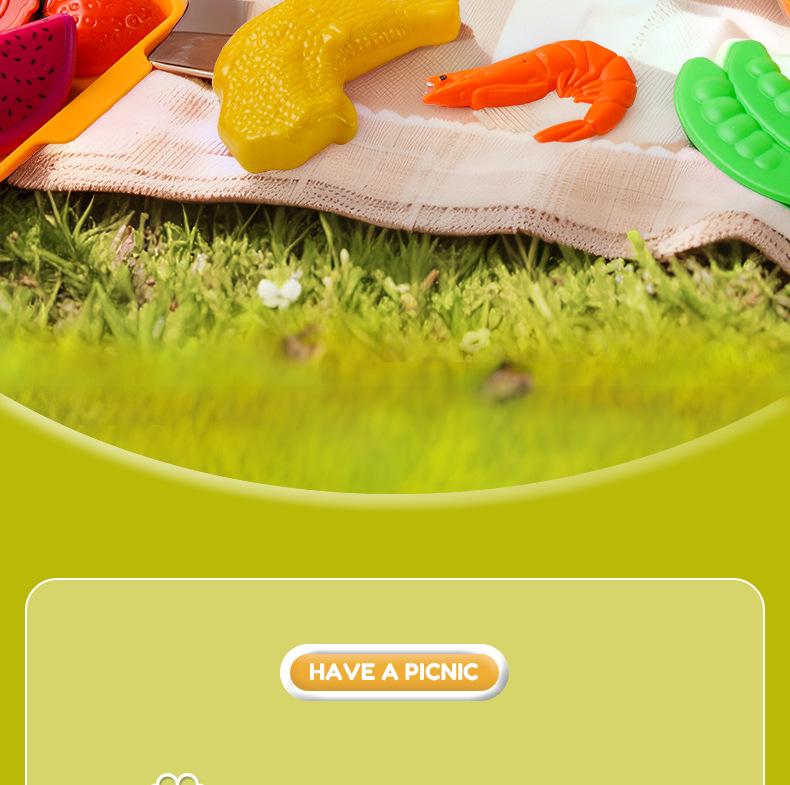 Cross-Border Kids' Fruit Cutting Toy Set: Simulation Veggie & Fruit Basket with Role-Playing Pizza Kitchenware for Boys & Girls