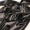 Sexy Cosplay Maid Full Bodysuit Latex Elasitc Sexy Tight Pu Faux Leather Oil Shiny Catsuit Bodycon Glove Sleeve Jumpsuit