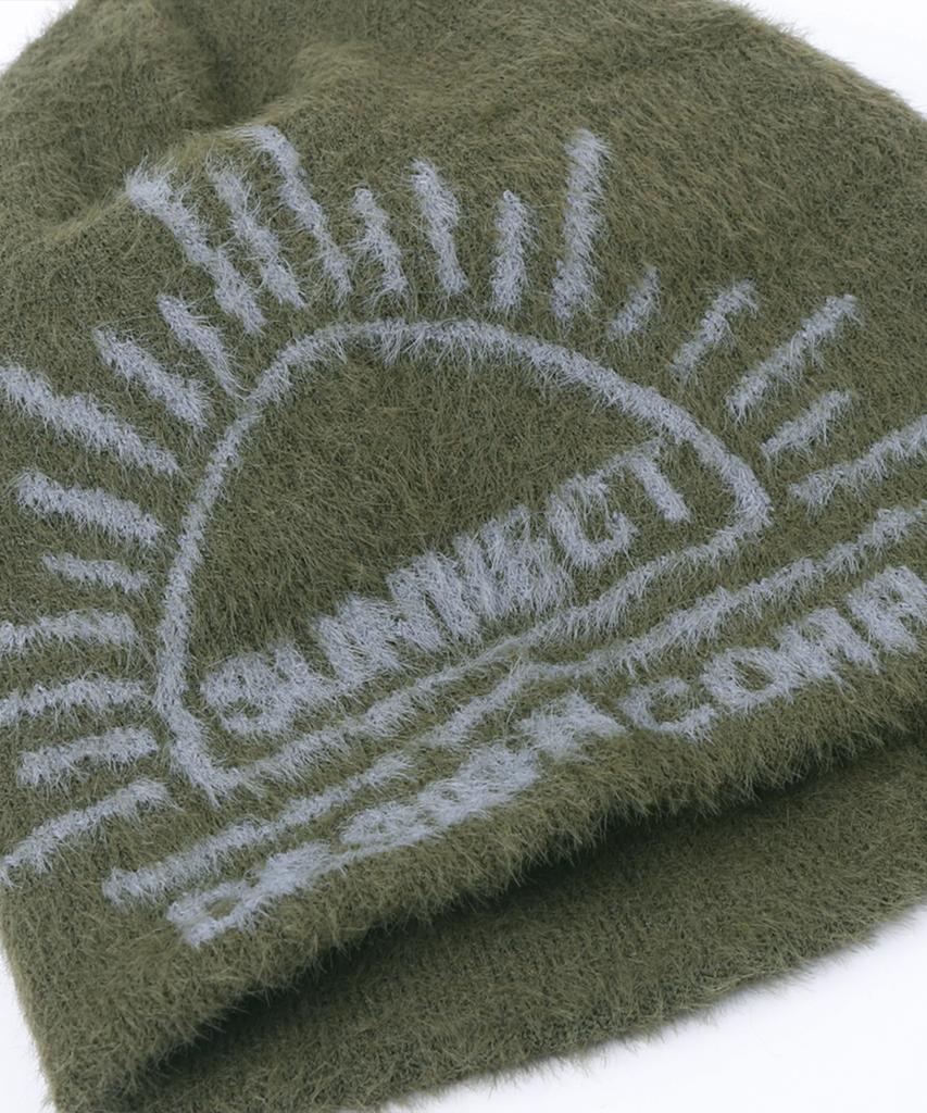 Sseonegteu Sunrise Shaggy Beanie - Olive