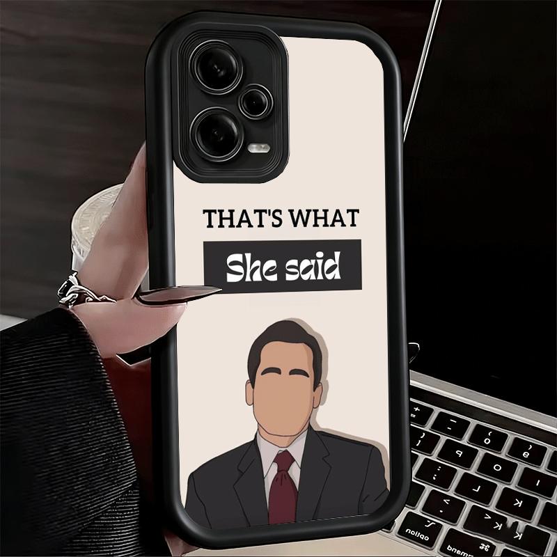 

The Office Tv Show Soft Phone Case for Xiaomi Poco X7 X6 X5 Pro X4 Gt X3 F7 Ultra M8 M7 Redmi 15C 15 14C 13 13C 12 12C 10 10C Xiaomi Poco X6