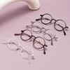 Fashion Full Rim Round Small Men And Women Spectacle Transparent Small Stylish Eyeglasses Frame For Optical Prescription Lenses
