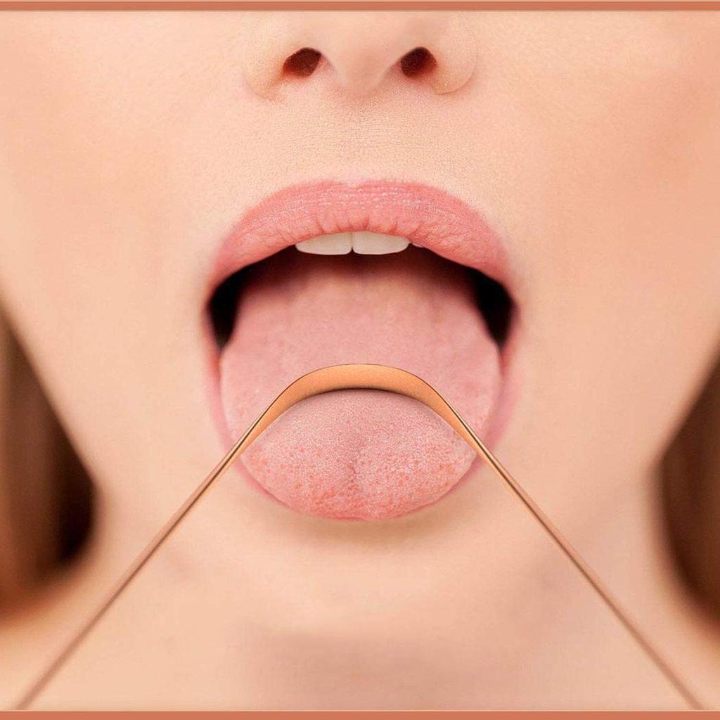 NURPI PURE COPPER TONGUE CLEANER (Anti bacterial) pack of 5