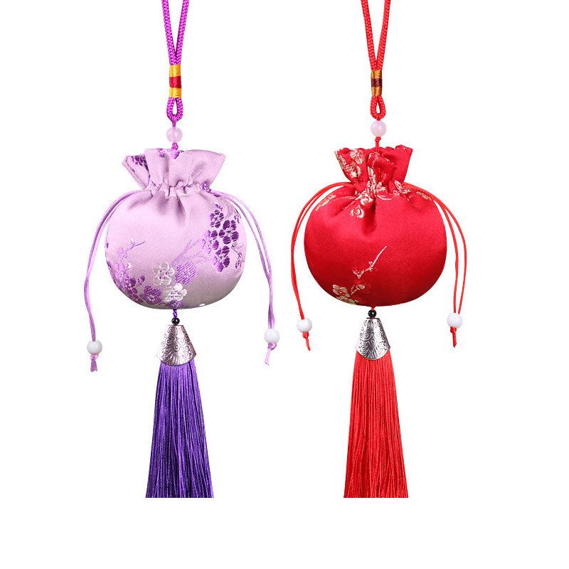 Embroidered Dragon Boat Festival Sachet: Car Pendant & Mosquito Repellent Pouch for Fetal Hair Keepsake