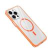 Transparent airbag magnetic mobile phone case is suitable for Apple 15PROMAX trend 14PRO personality 12 anti-drop 11