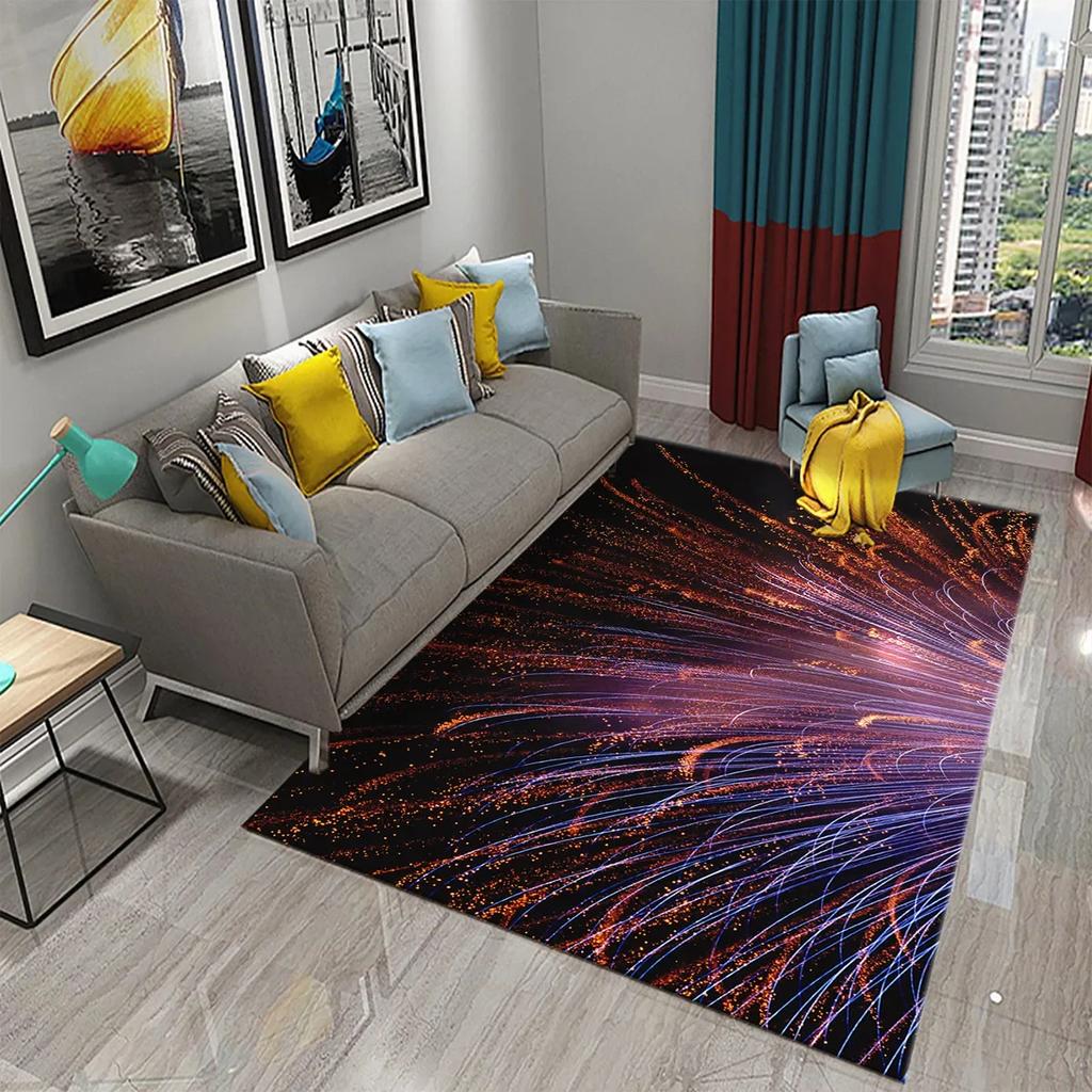 3D Beautiful Art Floor Mat - Creative Holiday Design Area Rug - Indoor Home Decor Living Room Bedroom Kitchen Rug