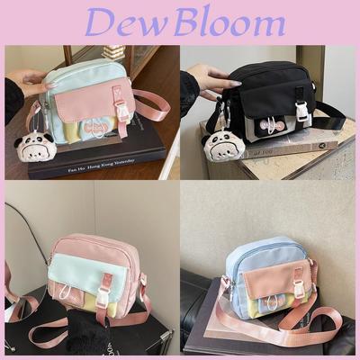 Child Cartoon Nylon Small Handbag With Splicing Design For Kindergarten Girls