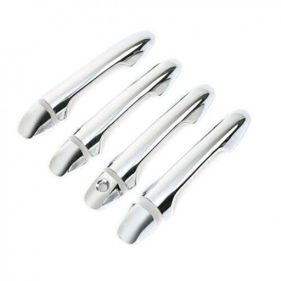 For Toyota Highlander 2014- Chrome ABS Outside Smart Door Handle Cover Trim