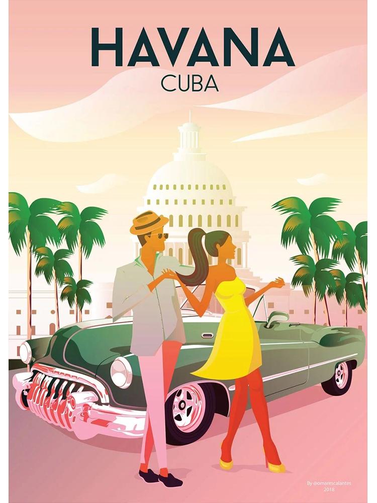 Travel City Poster Finland Vietnam Oslo Nice Canvas Painting Cartoon Nordic Wall Art For Modern Living Room Home Decoration