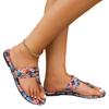 Women's Belt Buckle Flip Flops  Summer Fashion Roman Beach Sandals Outdoor Flat Bottomed Casual Shoes Lightweight Soft