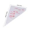 100pcs Food Grade Plastic Icing Piping Bags Pastry Fondant Cake Decorating Bag Tool