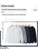 Unisex Cotton Drop Shoulder Zipper Hoodie Cardigan for Autumn/Winter