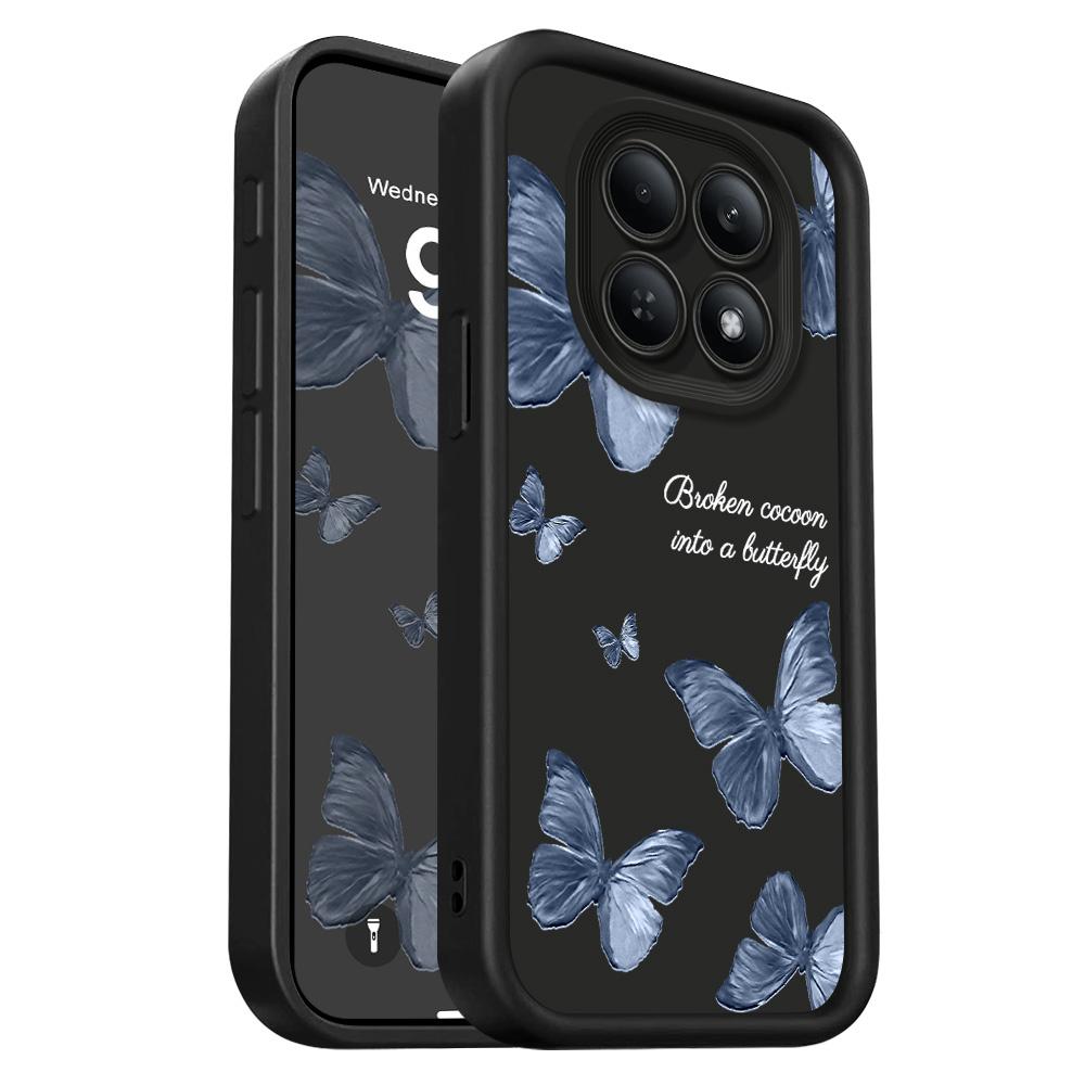 Flying Butterflies Phone Case For Xiaomi Redmi Note 15 14 13 12 12S 11 11S 10 Pro Plus 4G 5G Staircase Soft Cover