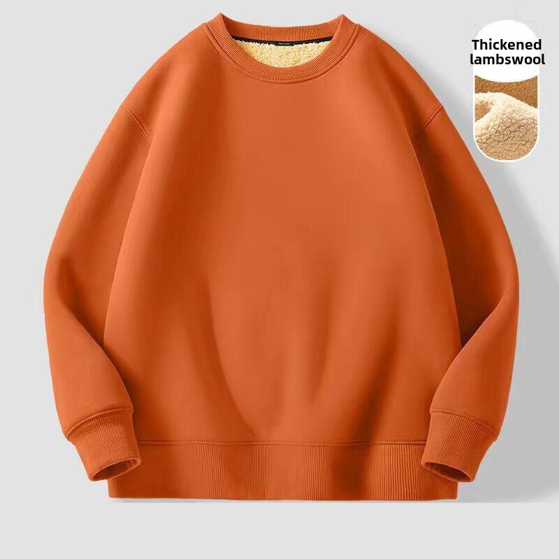 Men's & Women's Thick Fleece Sweater - Lamb Fleece, Warm, Round Neck - Perfect for Autumn & Winter