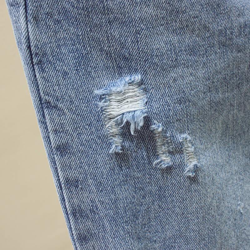 Damen Loose Straight-Leg Ripped Jeans - Figurschmeichelnd & Vielseitig für Frühling/Sommer 2025