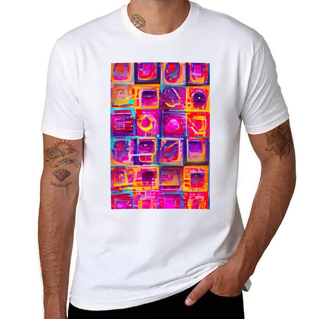 Kandinsky Art T-Shirt Summer Casual Loose T-Shirt