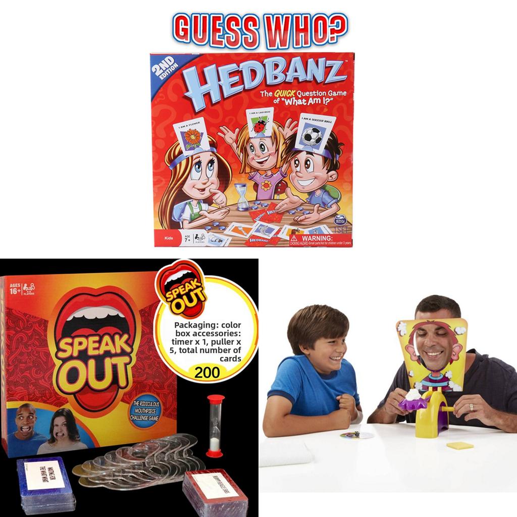 Kinderpuzzle Logik Wer bin ich Interaktiver Tisch-Familienkartenspiel Mit Kunststoffmaterial Für Kinder