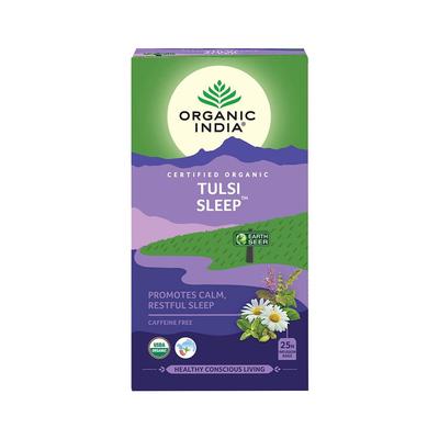 Herbata z Tulsi: dla zdrowego snu (25 paczek, 1,8 g), Tulsi Sen, Organic India