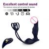 Wireless Remote Analplug 2 In 1 Men Ring Genital Rings For Couple Adult Men Automatic Women Vibrator Minesfor Objects
