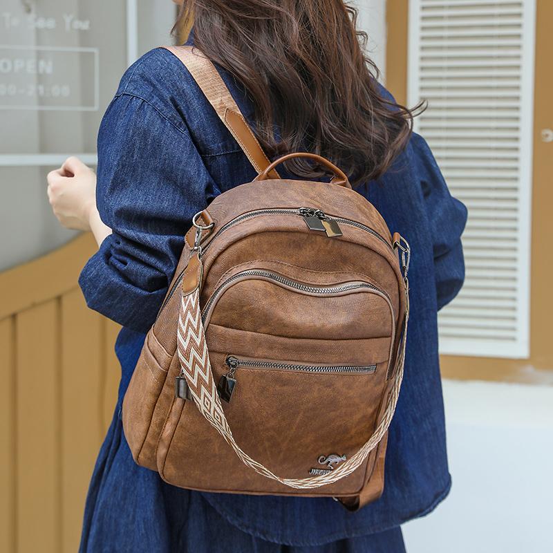 PU Shoulder Bag Women's Multi-function Shoulder Bag