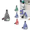 Stylish 2022 Kids Chest Bag For Boys With Trendy Checkerboard And Smile Design In Versatile Colors