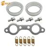 Exhaust Muffler Gasket Seal Spring Rebuild Kit for Polaris Sportsman 600 700 800 MV7 2002-2006 Frontier 2002-2005 5811511