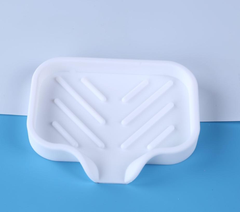 

Силиконовая мыльница для слива ванной комнаты, противоскользящий поддон для раковины, креативный столик для мытья, мыльница, бесплатная стойка для слива, переносные мыльницы