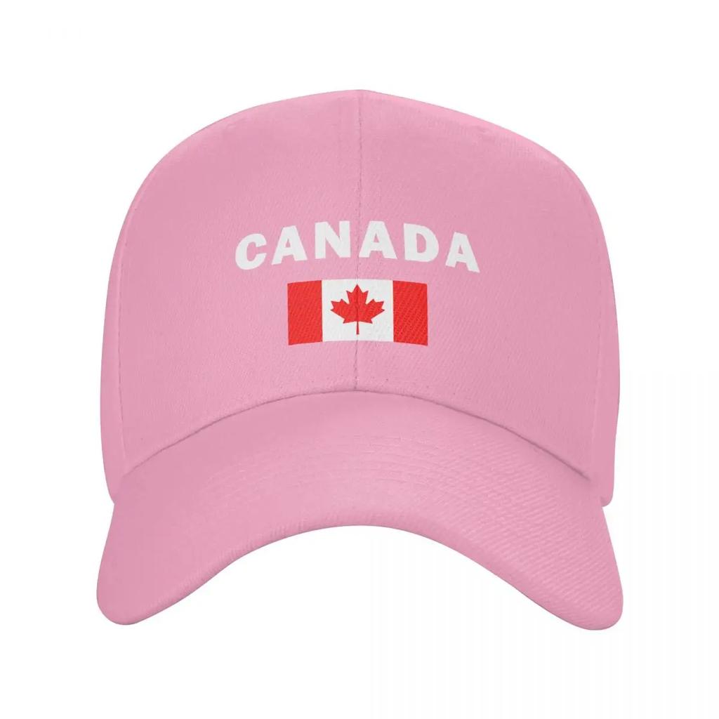 Custom Punk Unisex Canada Flag Baseball Cap Adult Adjustable Dad Hat for Unisex Women Hip Hop Snapback Hats