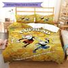 Cuphead Bettwäsche Steppbett Set Bettbezug Kissenbezug Heimdekoration Geburtstagsgeschenk (1 Bettbezug + 2 Kissenbezüge, ohne Füllung)