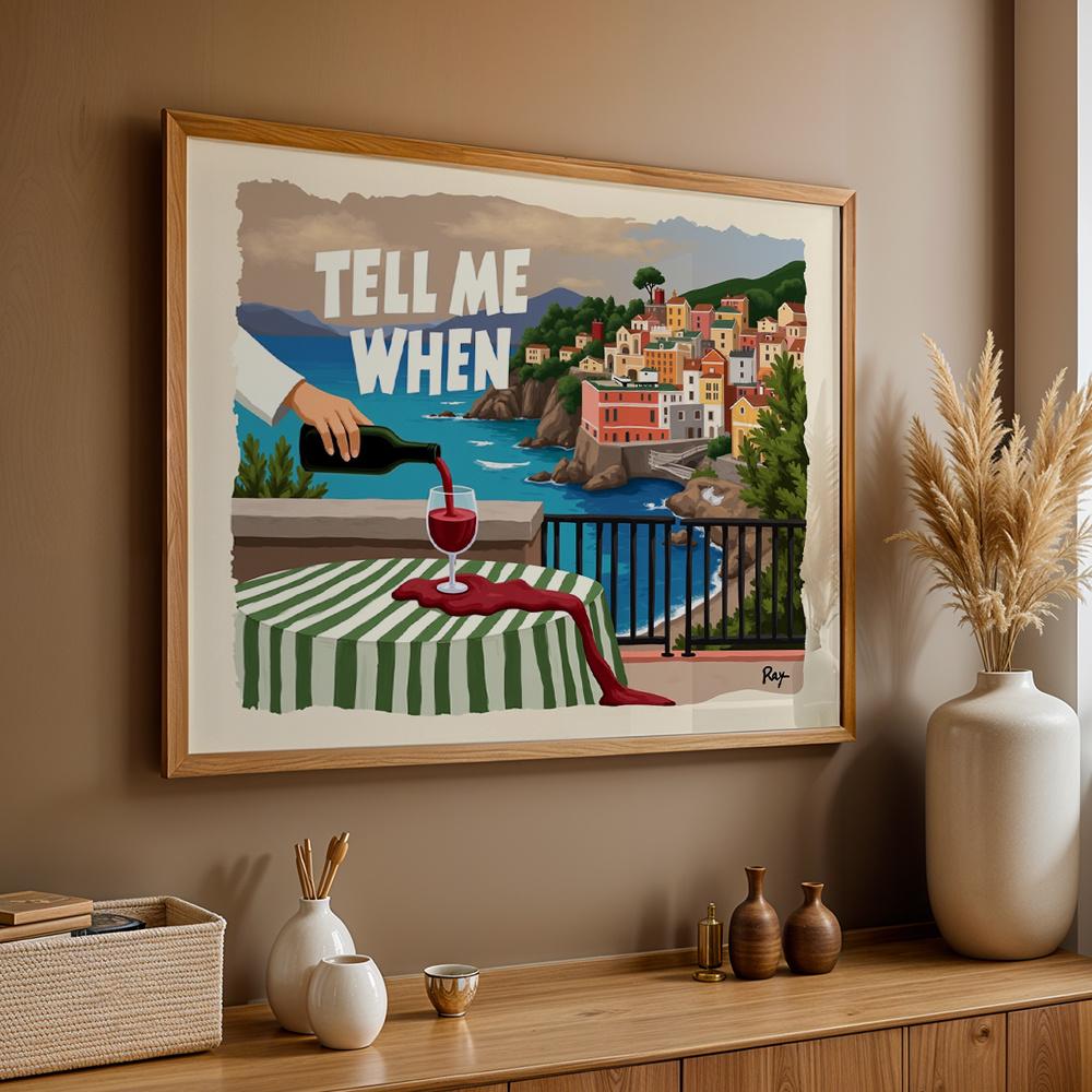 Decorative Paintings Living Room Coastal Region Canvas Paintings with Mediterranean Style Suitable Dining Room Home Decoration.