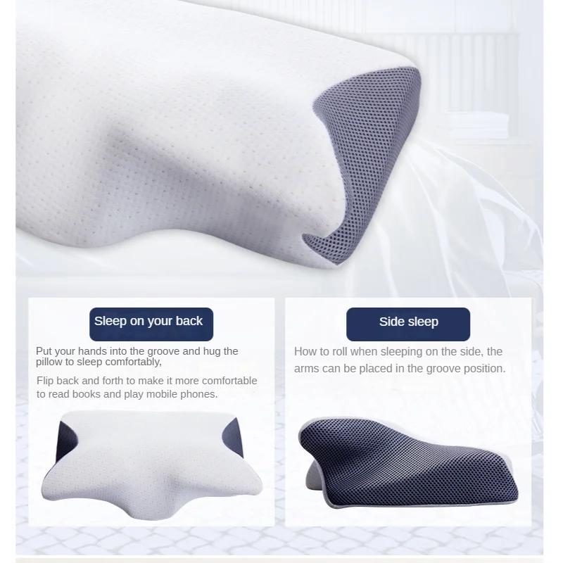 Memory Foam Cervical Pillow Anti-Cervical Pain Sleep Pillow Bedding Ergonomic Pressure Relief Sound Sleep Pillow
