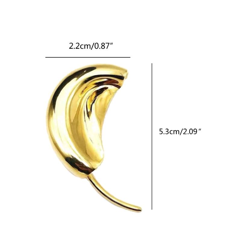 Ear Cuffs Semicircular Ear Clip Ear Cuffs Earrings Copper Material for Woman Daughter Girl Birthday Valentines Day Gift