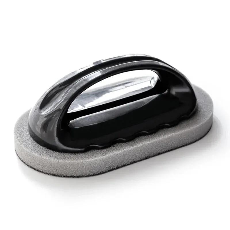 

Волшебная губка для удаления ржавчины Щетка для очистки Нож для удаления накипи Средство для чистки кастрюль Сильные щетки для очистки с ручкой 1PC