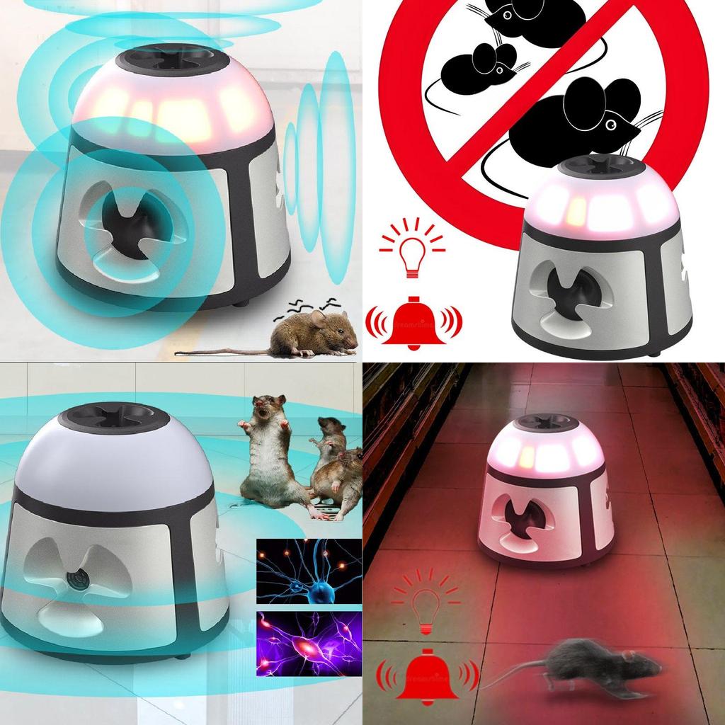 Advanced 360 Degree Animal Repeller Intelligent Led Flashing Rodent Repeller Device