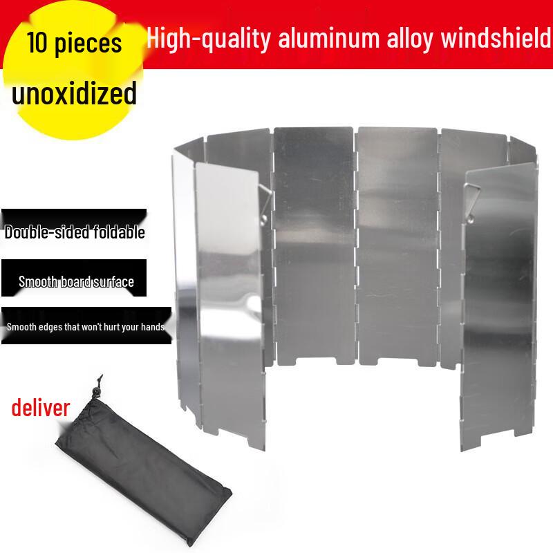 Ultralight Foldable Camping Stove Windshield