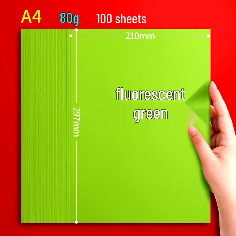 A4 Colored Printing and Origami Paper - 10 Colors