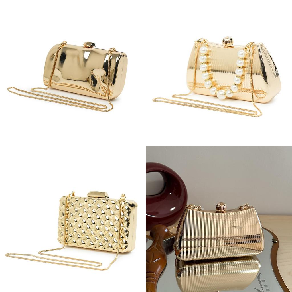 Pochette in Acrilico con Catena per Serata Cena Festa Donna