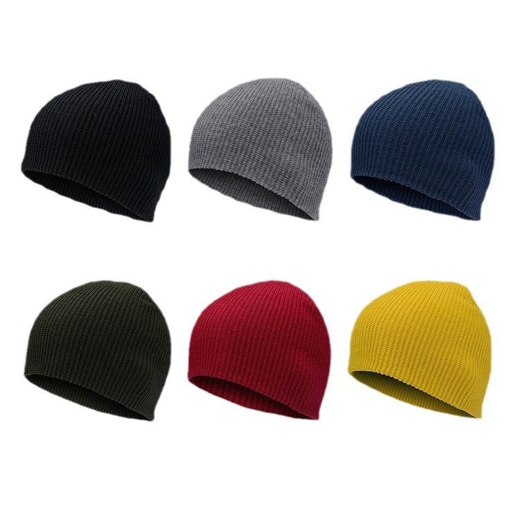 Autumn and winter thin wool hat men's hat women's knitted hat men's warm trendy headhat children's hat cold hat melon fur hat