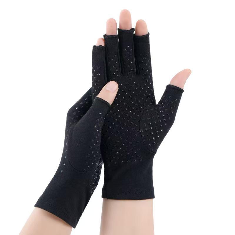 2025 New Style Fingerless Compression Gloves: Anti-Slip, Wear-Resistant, Joint Rehabilitation for Men and Women