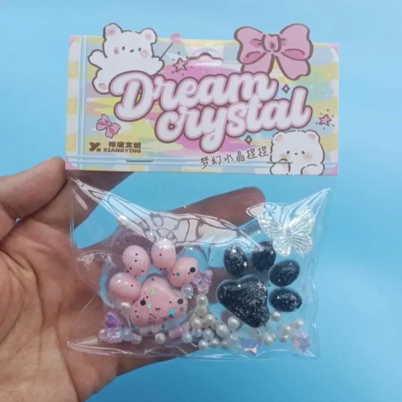 Halloween Dark Starry Sky Series Cat Claw Squishy Fidget Toy Cute Cat Paw Silicone Slow Rebound Pinch Decompression Toy