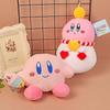 Anime Kirby Plush Toy Kawaii Cute Pink Cartoon Soft Stuffed Animal Doll Fluffy Pillow Home Decor Birthday Gift for Kids