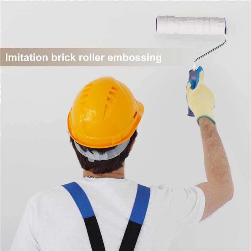 AD23-Decorative Paint Roller Pattern Painting Tool Wall Diy Art Paint Texture Rolling Flower Roll