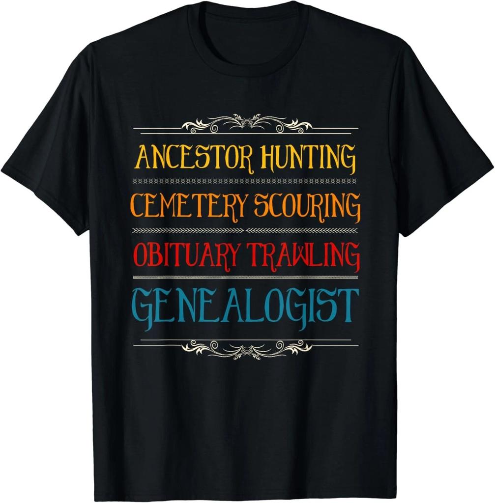 Genealogist History Tree Research Genealogy Family Historian Gift Unisex T-Shirt
